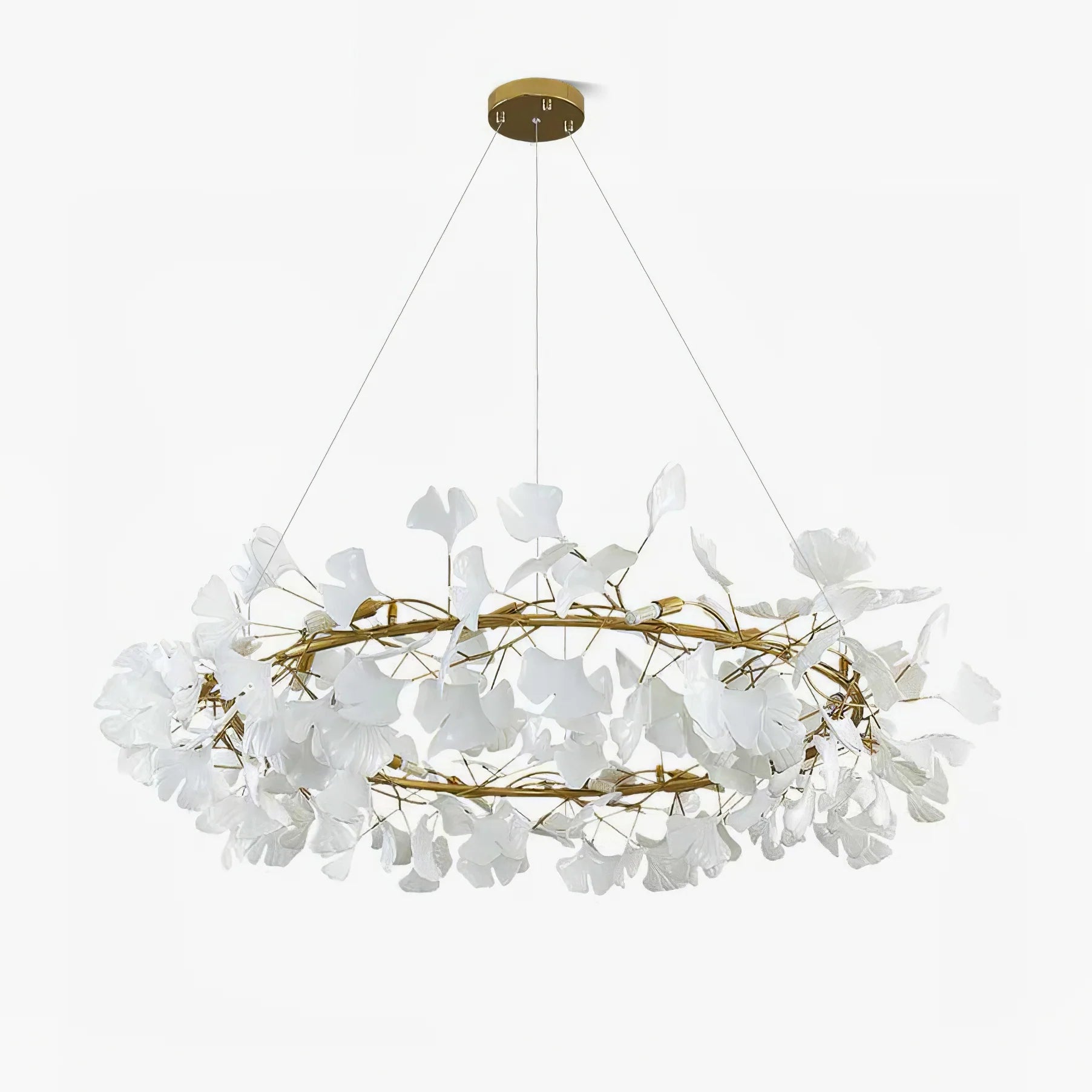 GingkoArtifact Ceramic Chandelier