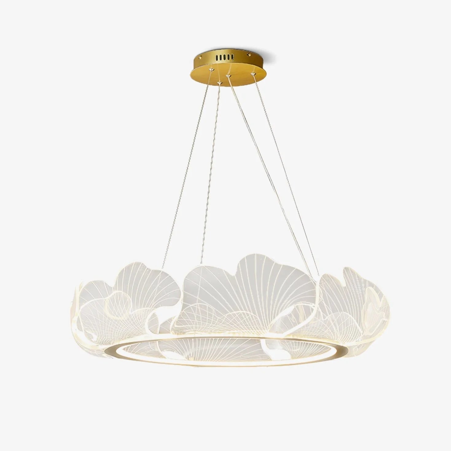 OceanicTide Azure Acrylic Chandelier