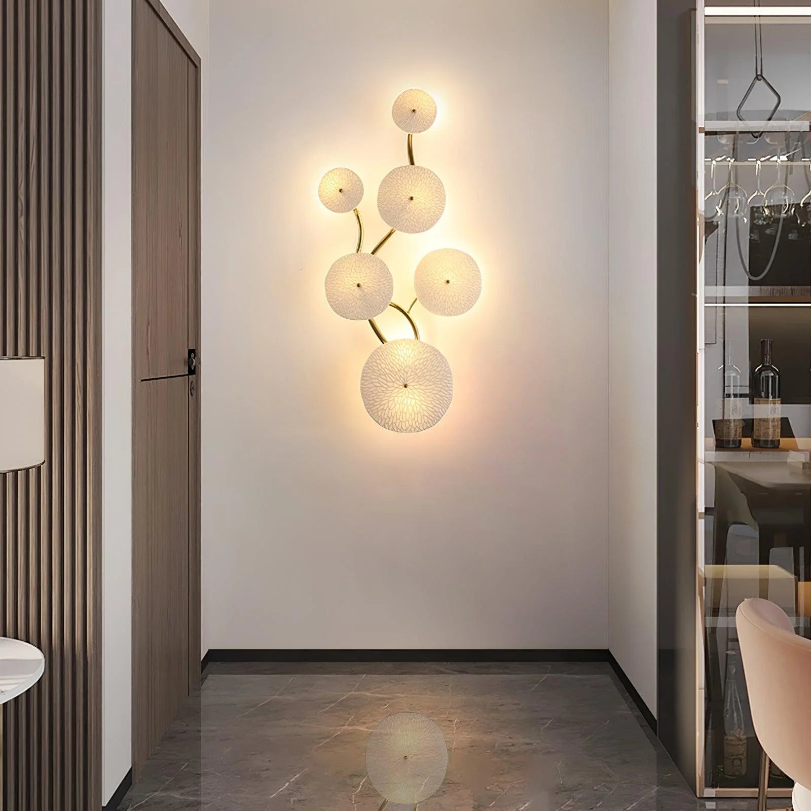 NirvanaLotus Botanical Wall Sconce