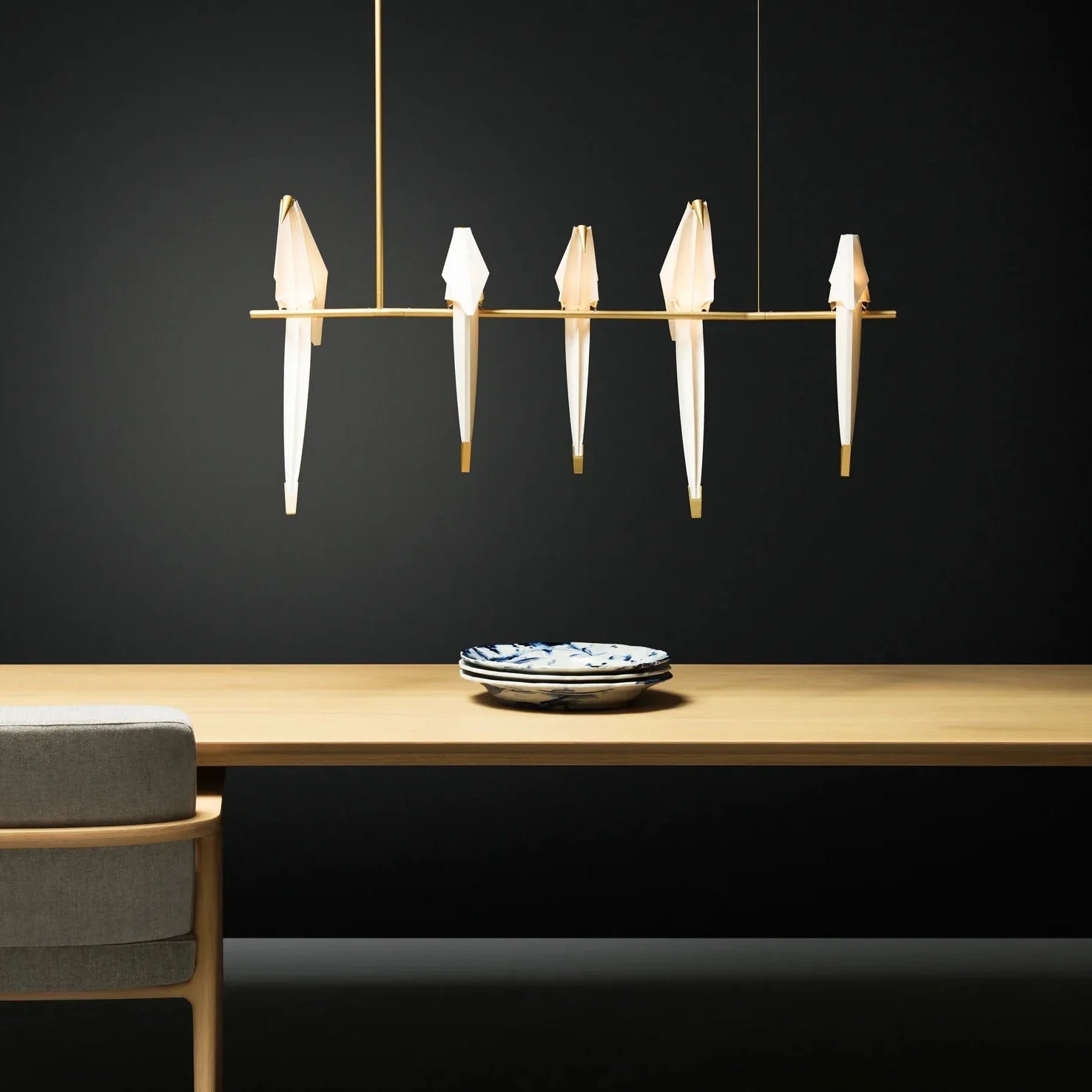 OrigamiFlight LED Bird Chandelier
