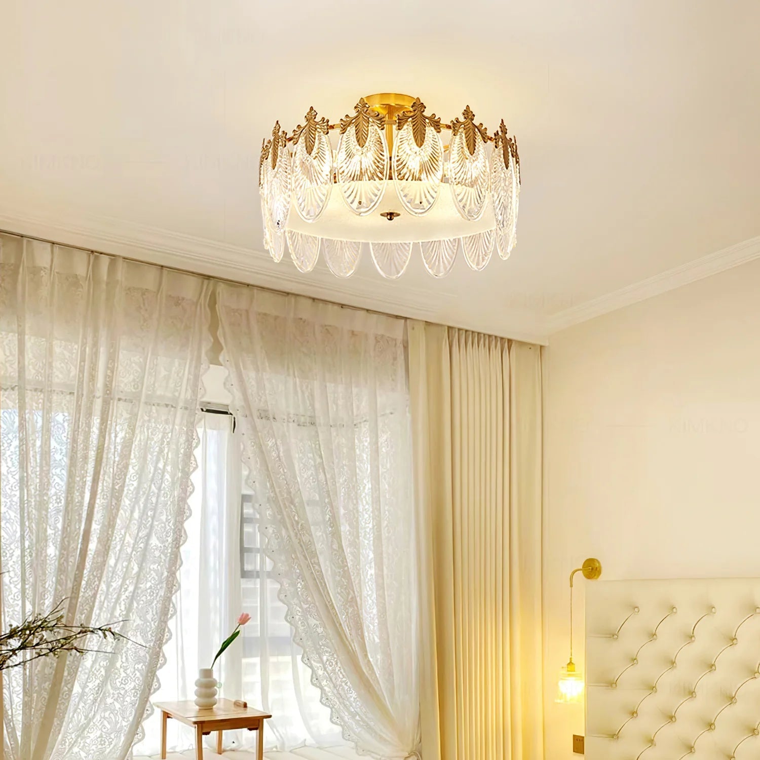 GalaxyWeave Intricate Glass Chandelier
