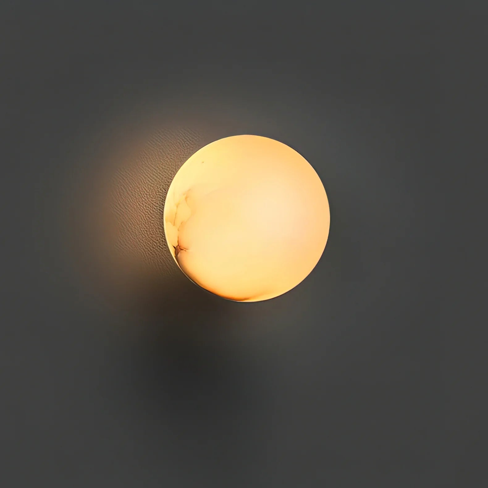 AlabasterMoon Globe Wall Sconce