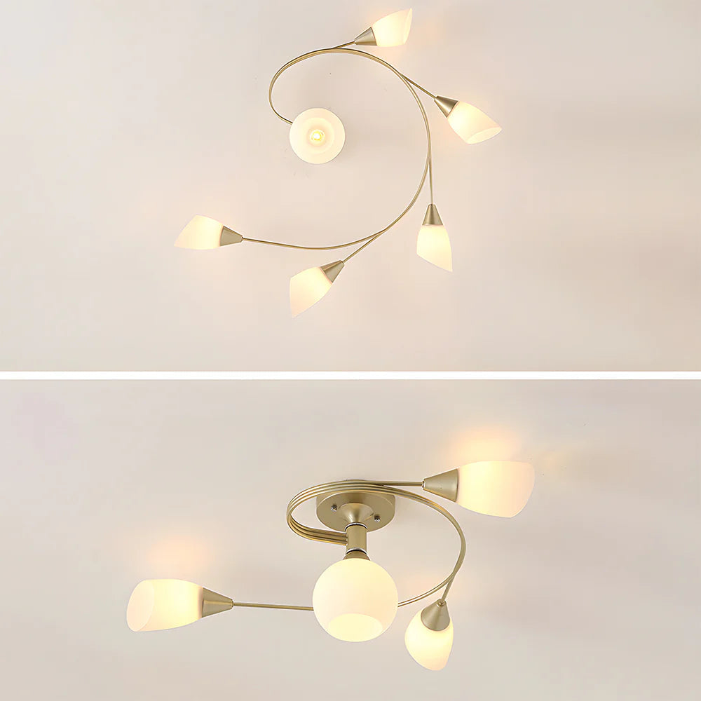 InfinityLoop Multi-Head Chandelier