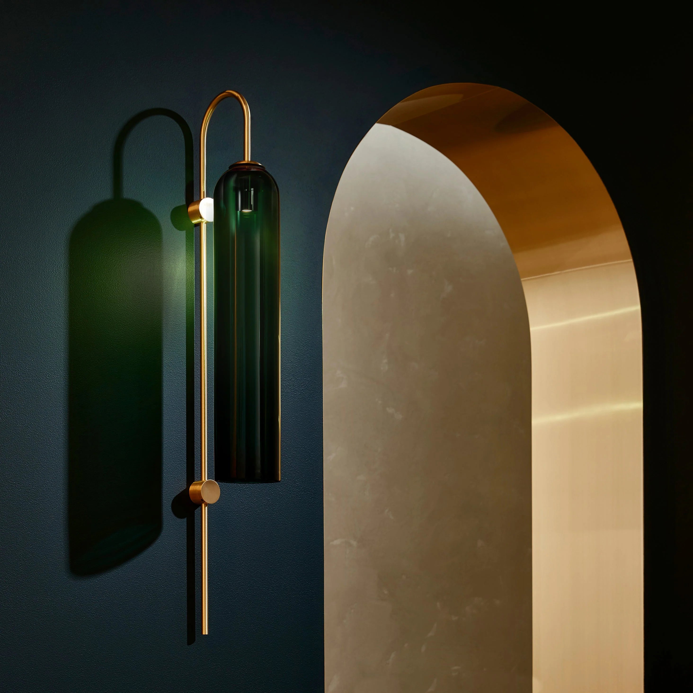 IronEcho Rustic Tube Wall Light