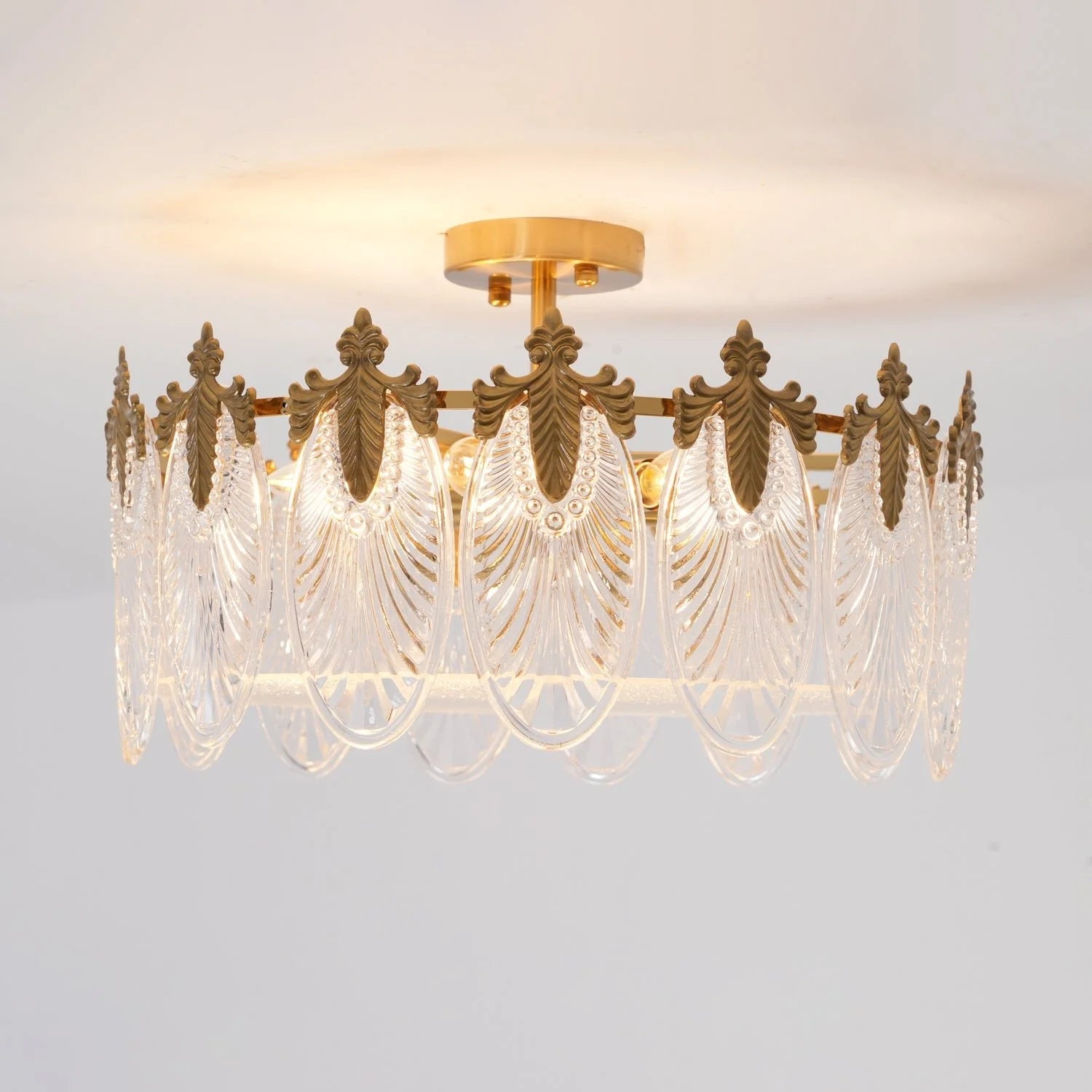 GalaxyWeave Intricate Glass Chandelier
