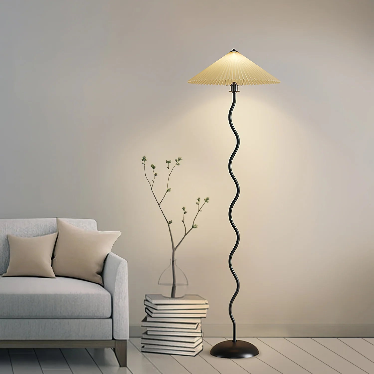 HeritagePleat Textile Floor Lamp