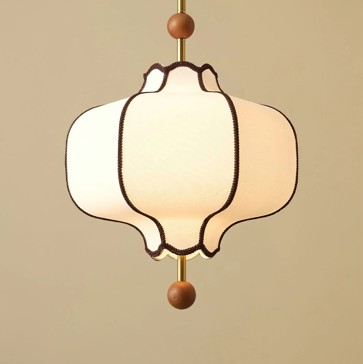DoricDome Vintage Fabric Pendant