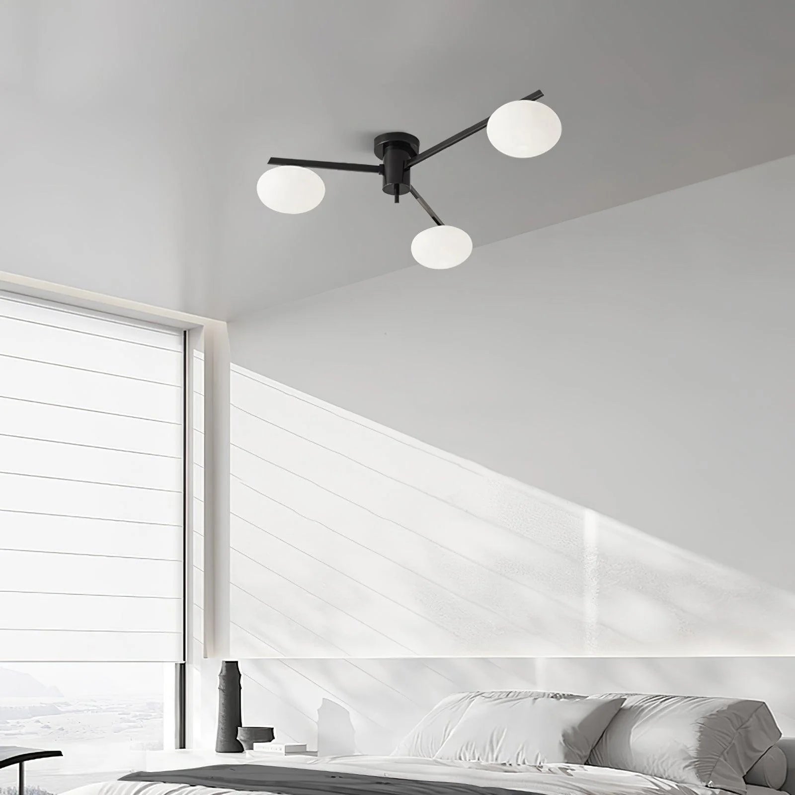 AstroAxis Linear Glass Ceiling Light