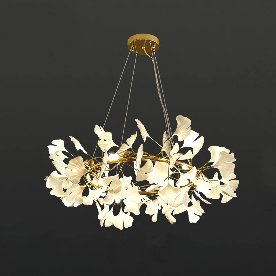 GingkoArtifact Ceramic Chandelier