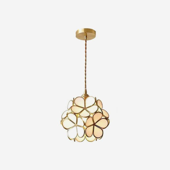 FloraMist Petal Glass Pendant