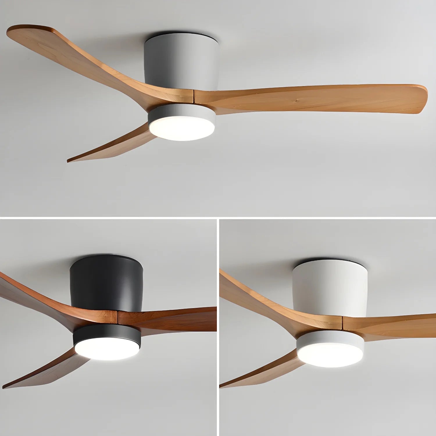 EcoAura Timber Fan Light