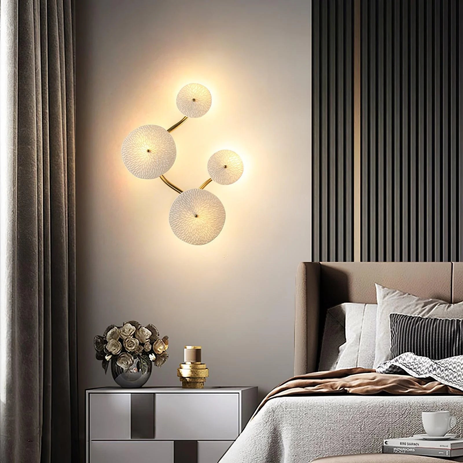 NirvanaLotus Botanical Wall Sconce