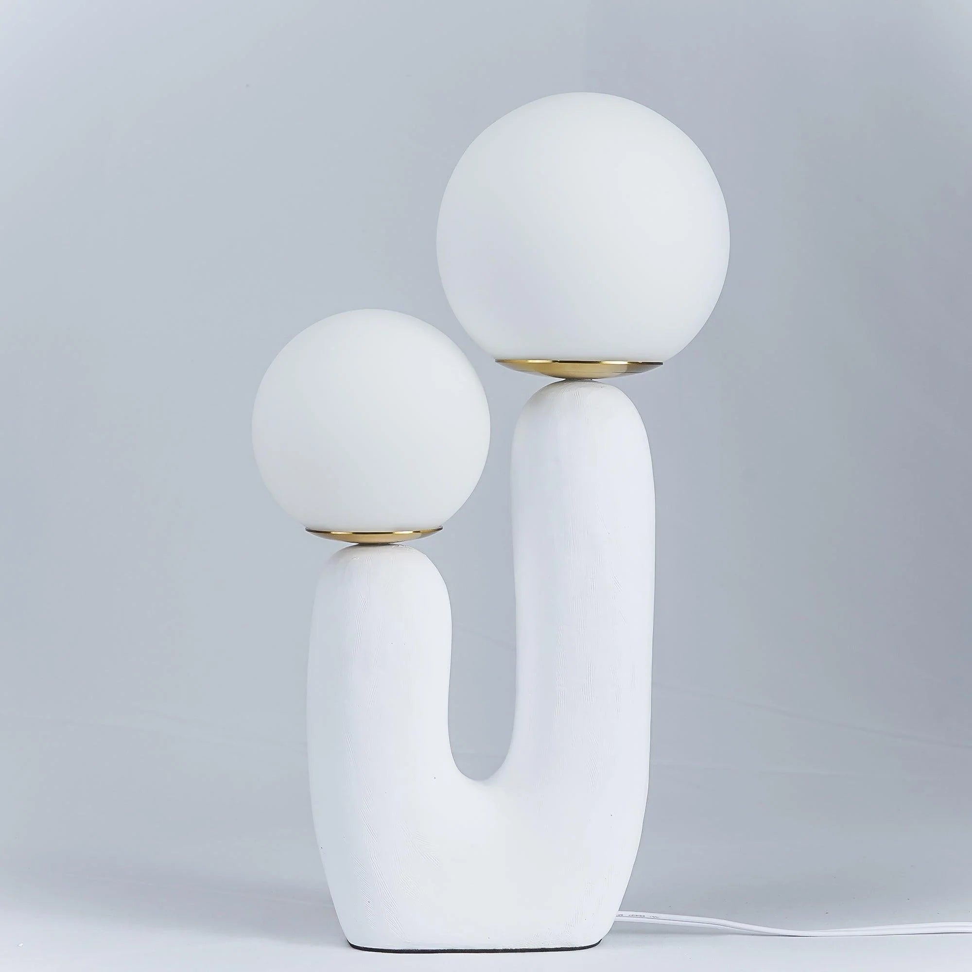 OasisSphere Glass Cactus Table Lamp