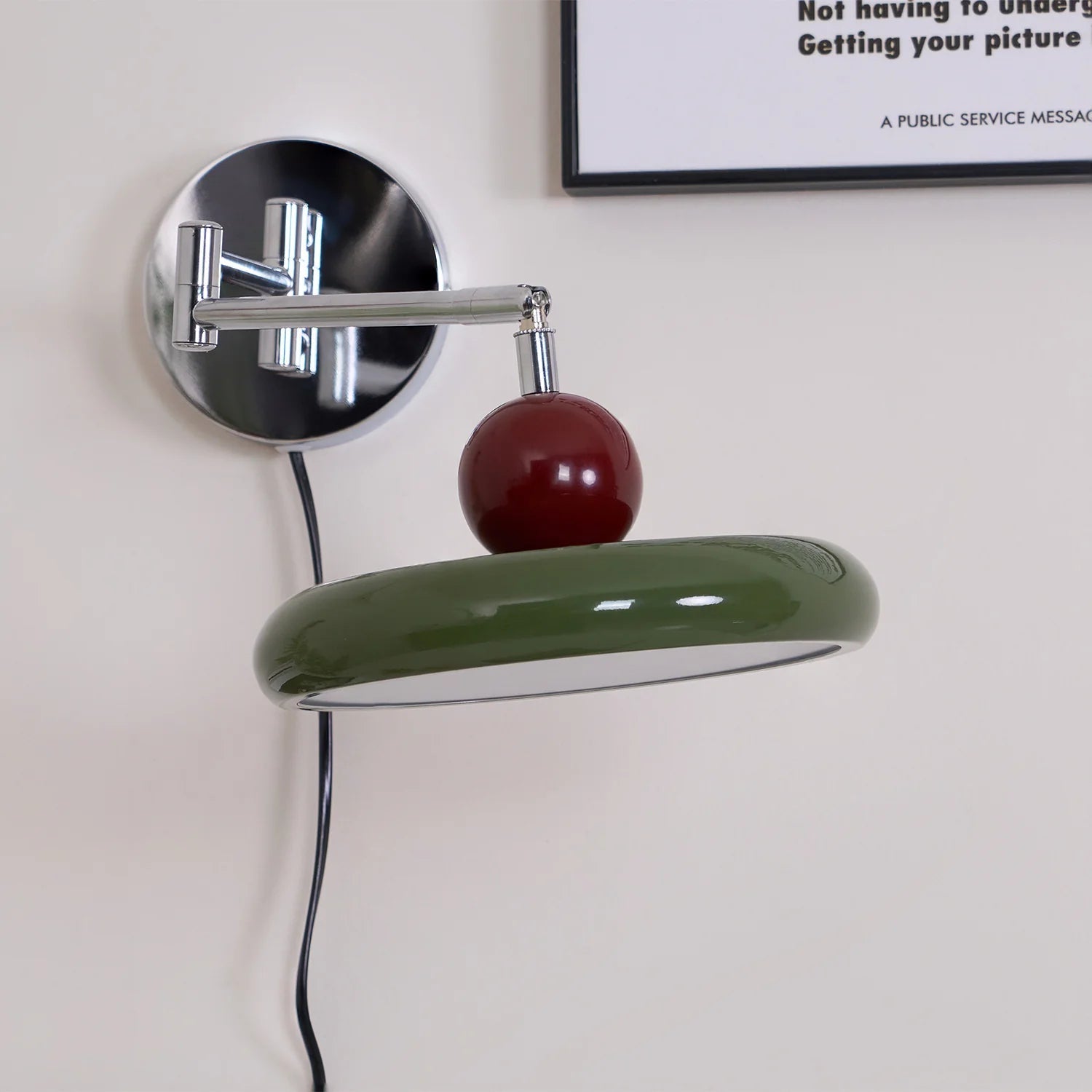 RetroDisc Industrial Wall Lamp