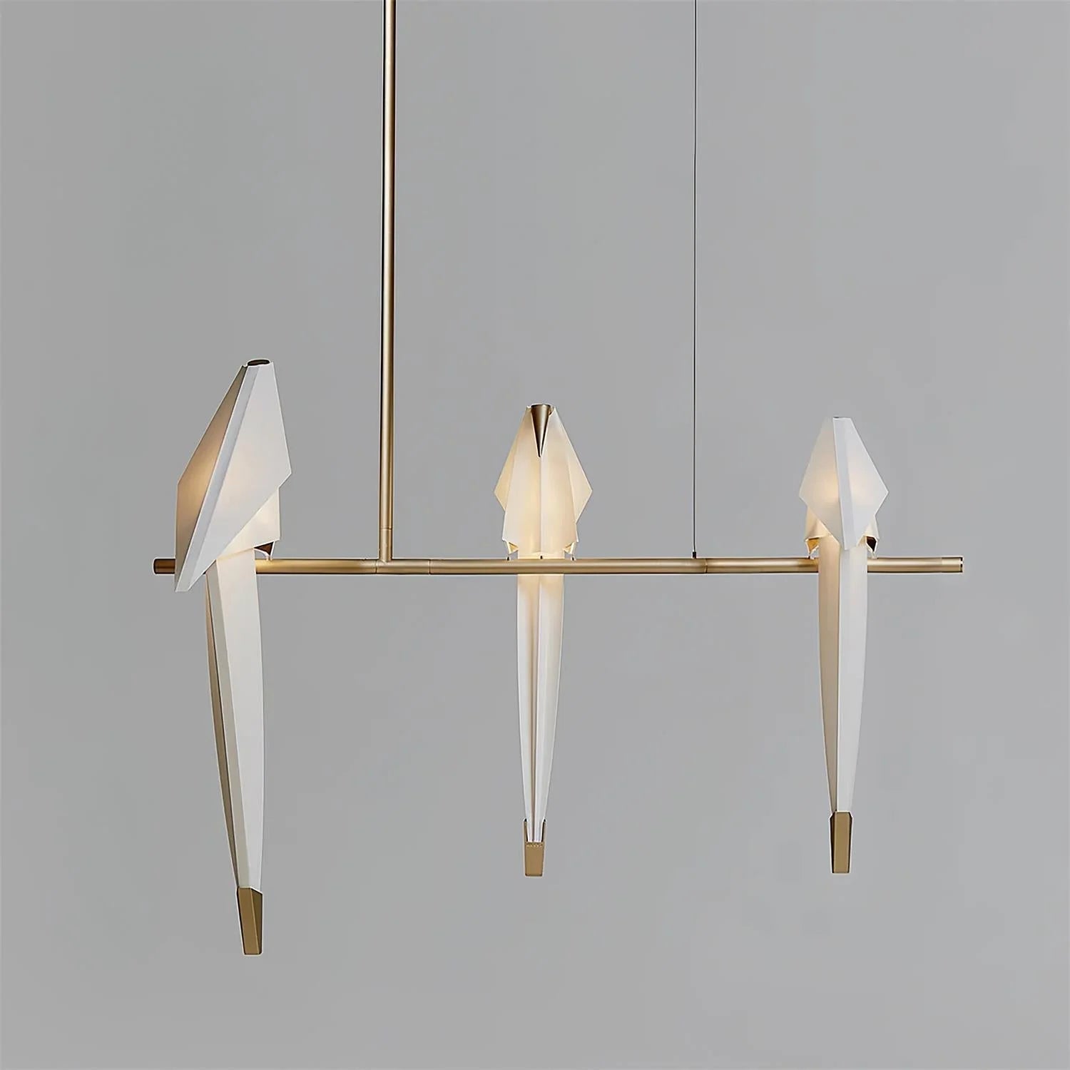 OrigamiFlight LED Bird Chandelier