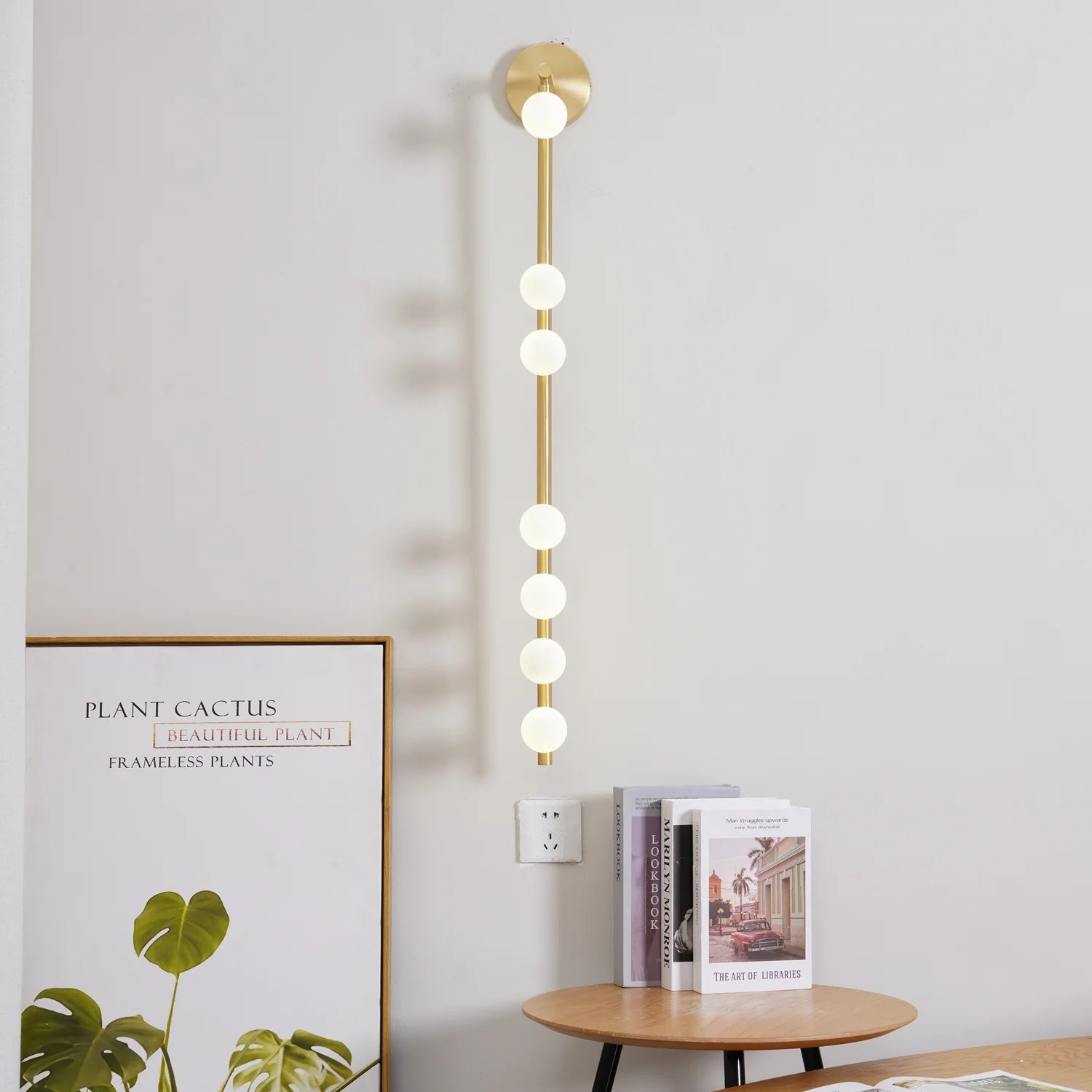 BrassLumina Glass Bar Wall Light