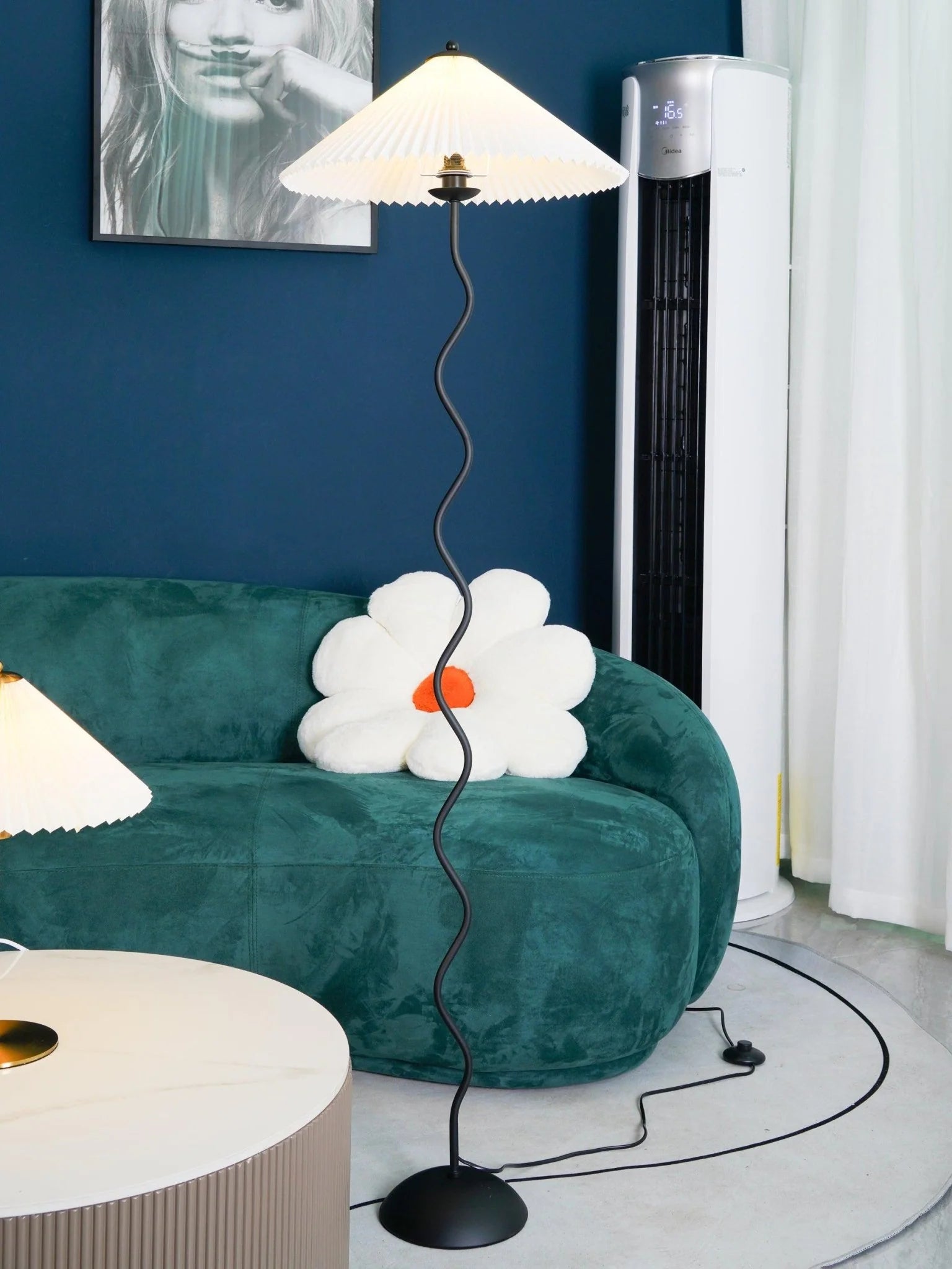 HeritagePleat Textile Floor Lamp