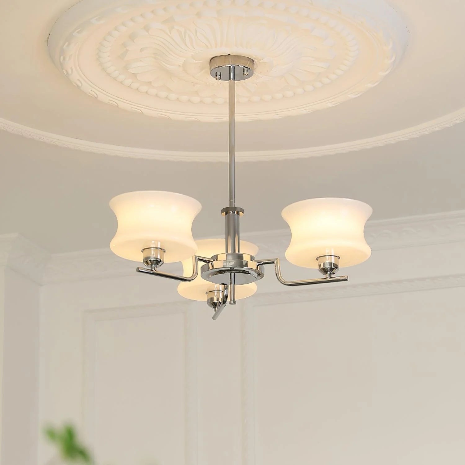 ChaliceGrace Crystal Glass Chandelier