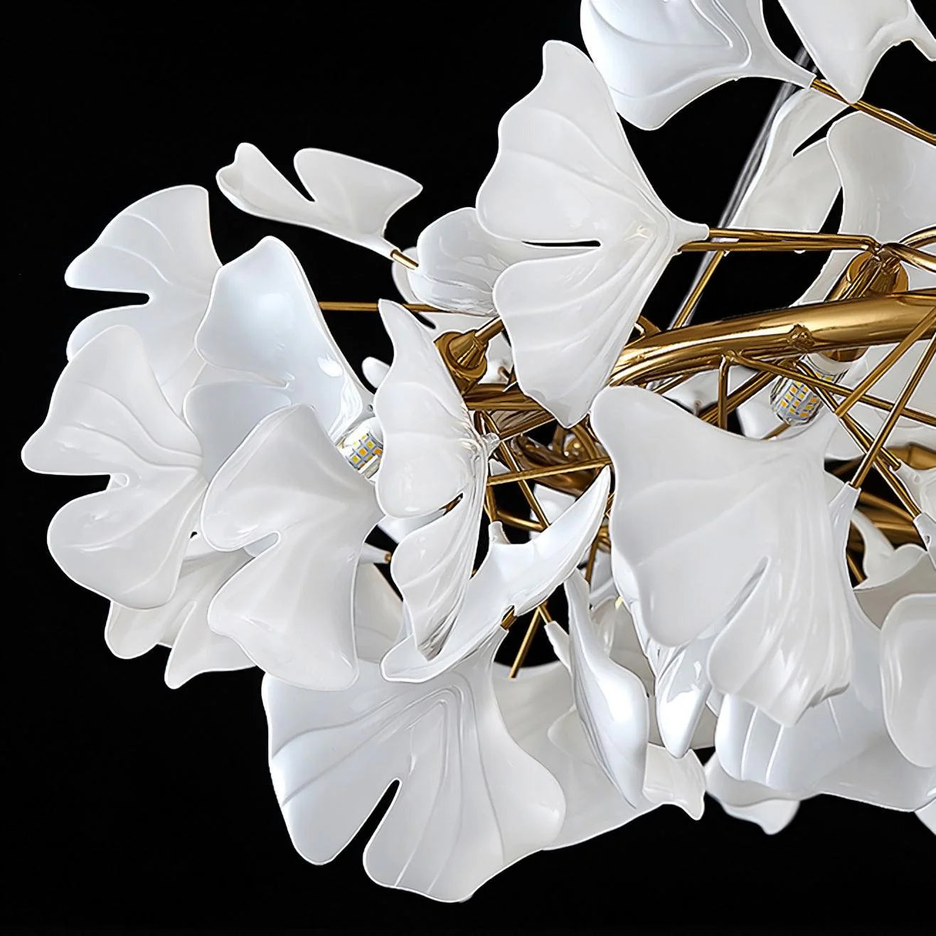 GingkoArtifact Ceramic Chandelier