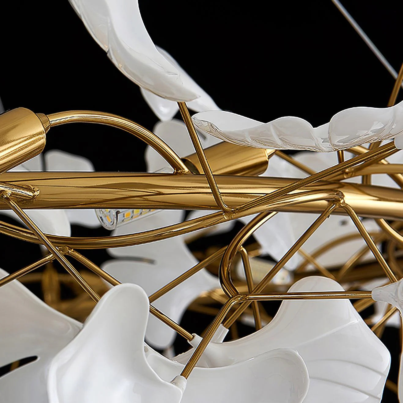 GingkoArtifact Ceramic Chandelier
