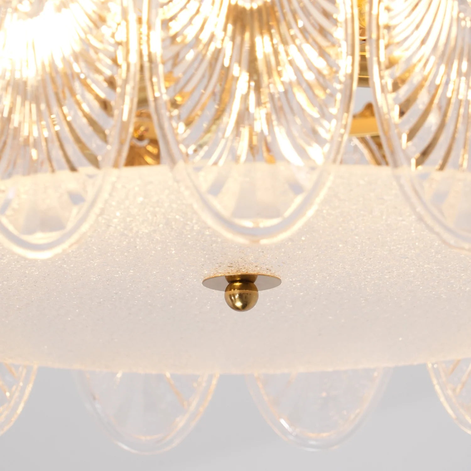 GalaxyWeave Intricate Glass Chandelier