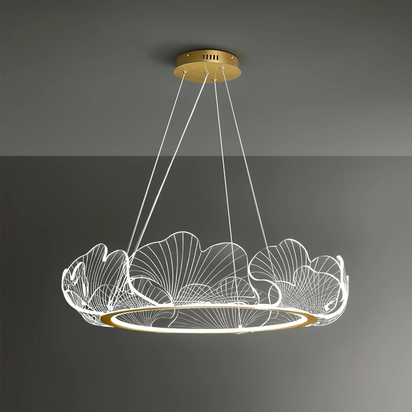 OceanicTide Azure Acrylic Chandelier
