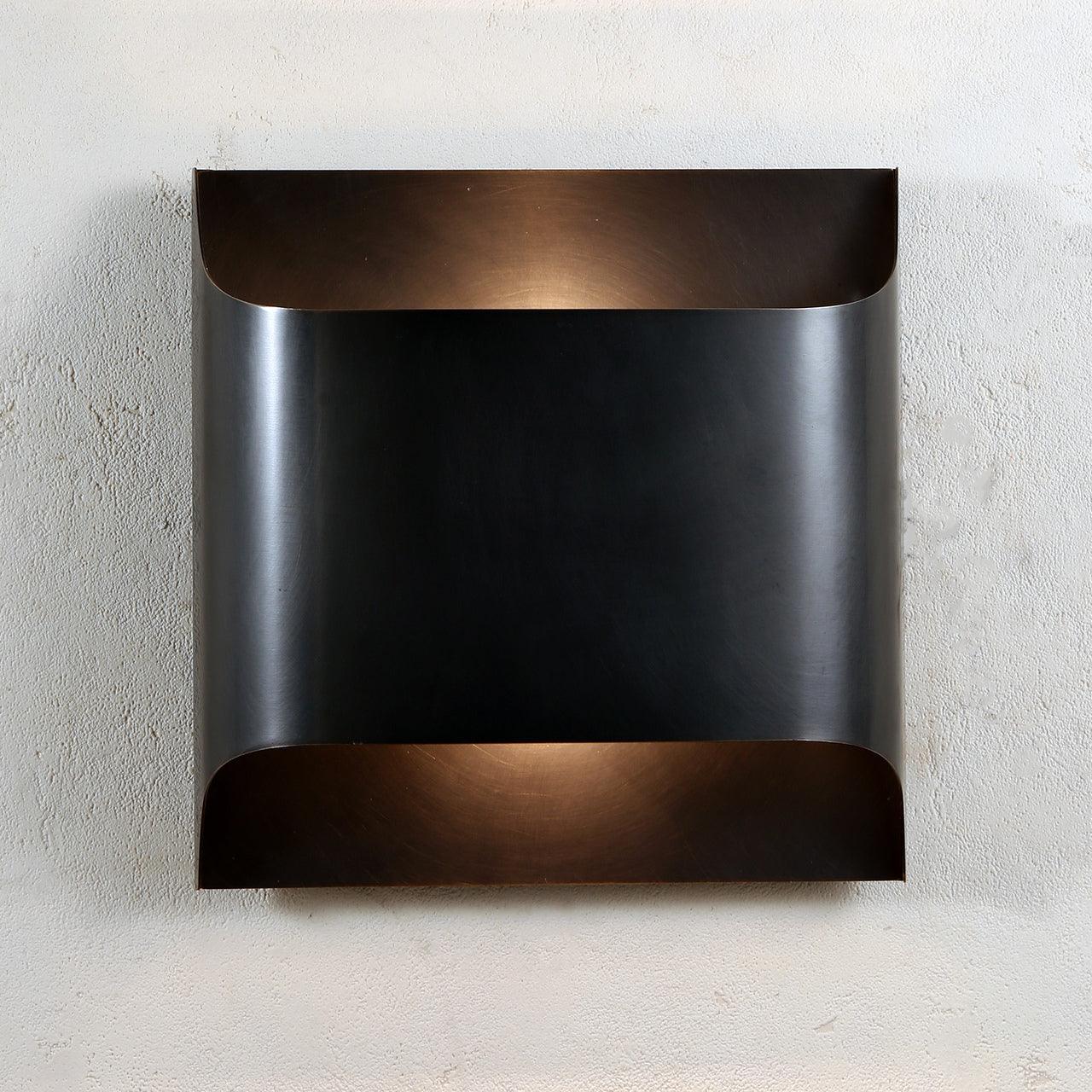 LegacyCube Brass Geometry Wall Light