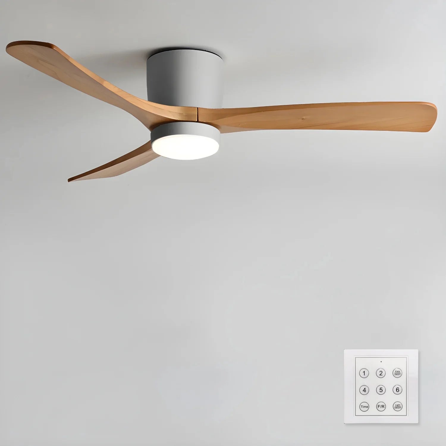 EcoAura Timber Fan Light