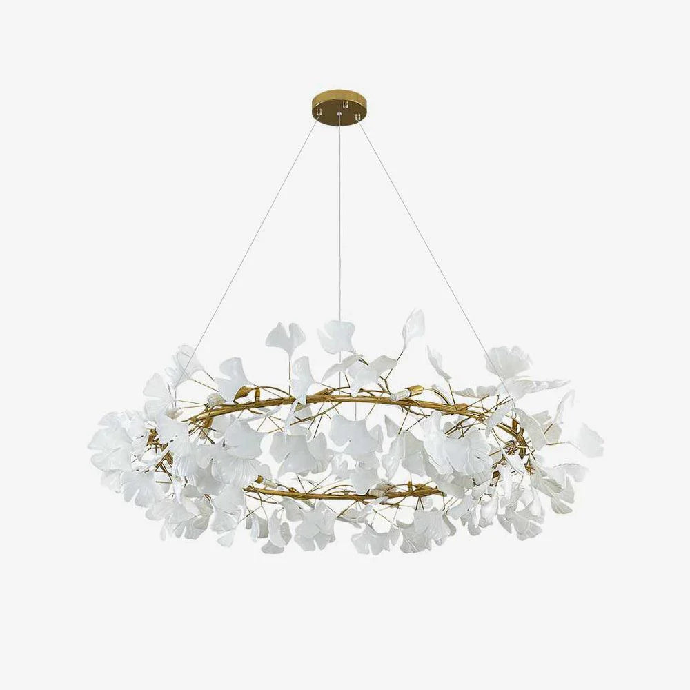 GingkoArtifact Ceramic Chandelier