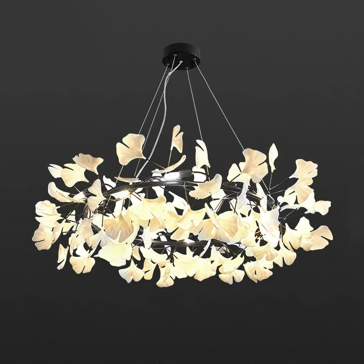 GingkoArtifact Ceramic Chandelier