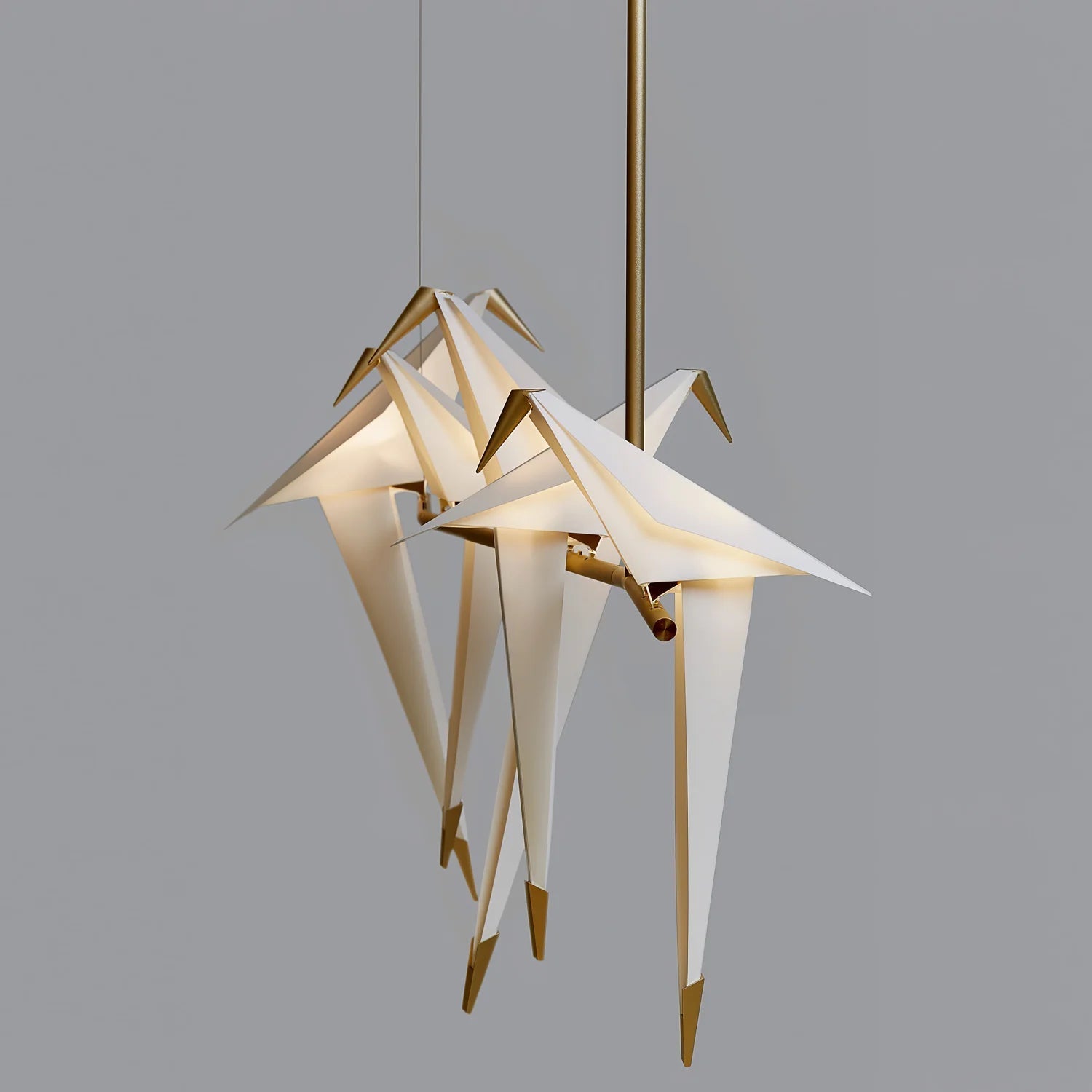 OrigamiFlight LED Bird Chandelier