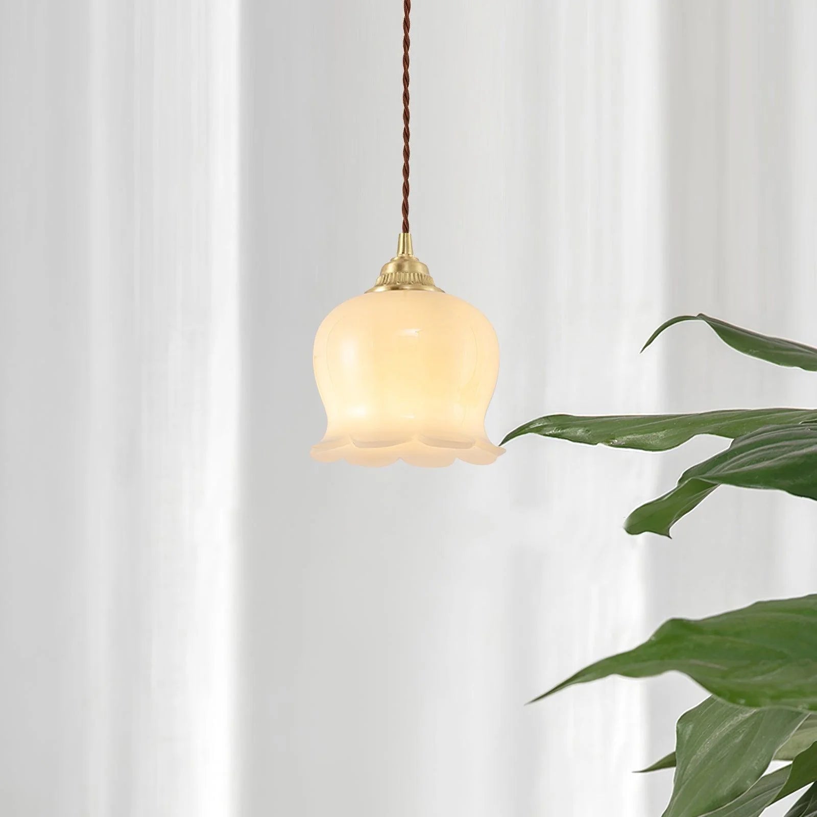 AuroraBloom Glass Pendant Light