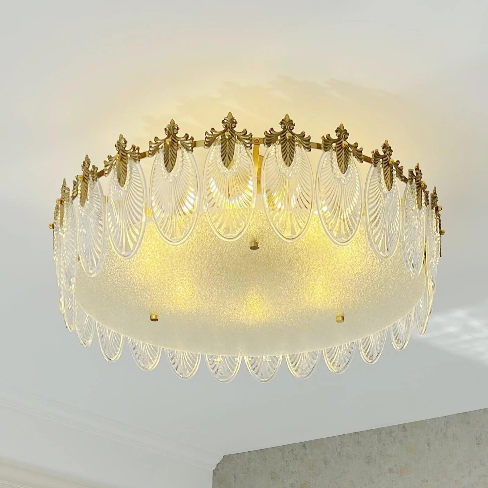 GalaxyWeave Intricate Glass Chandelier
