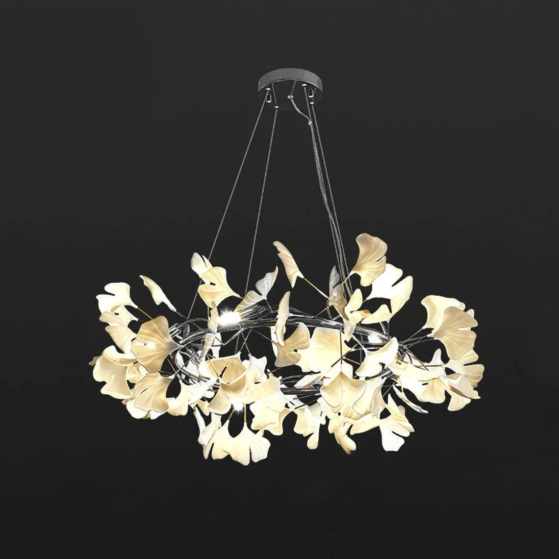 GingkoArtifact Ceramic Chandelier