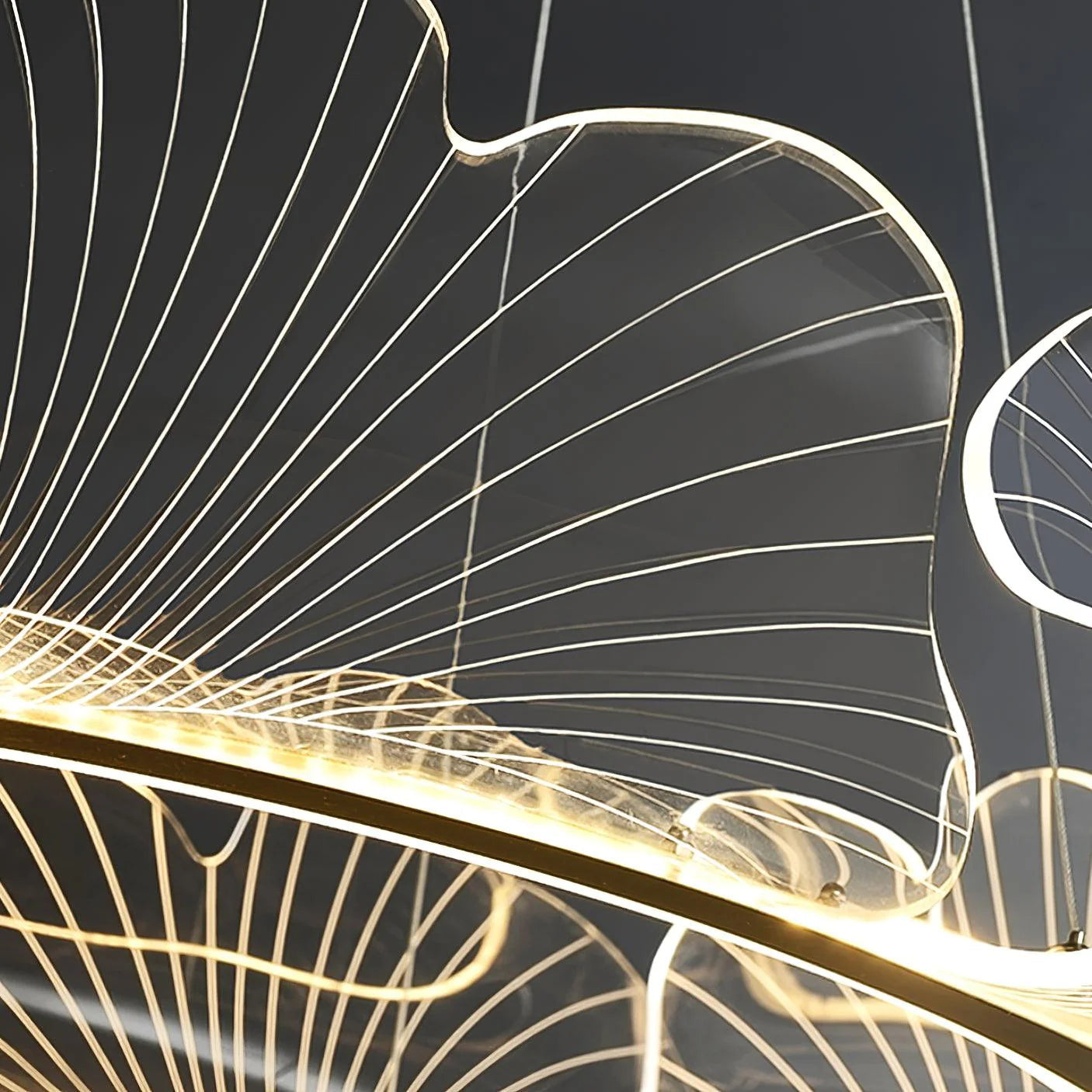 OceanicTide Azure Acrylic Chandelier