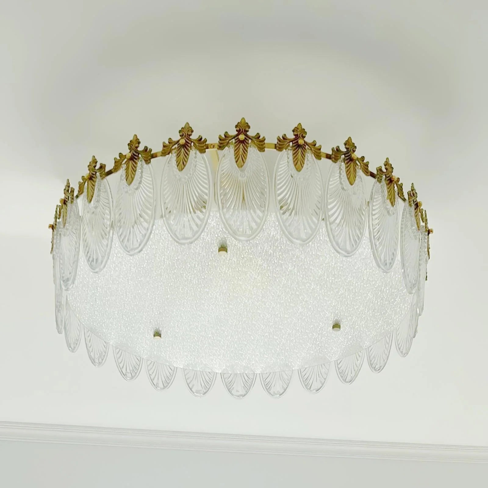 GalaxyWeave Intricate Glass Chandelier