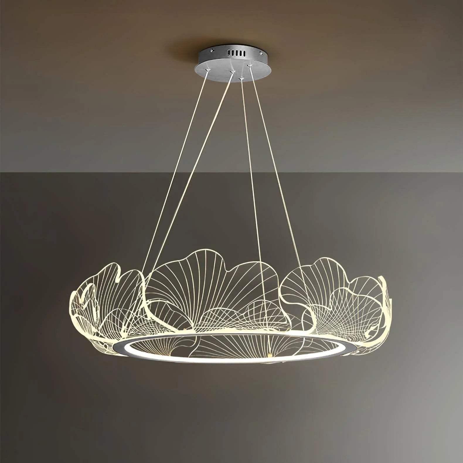 OceanicTide Azure Acrylic Chandelier