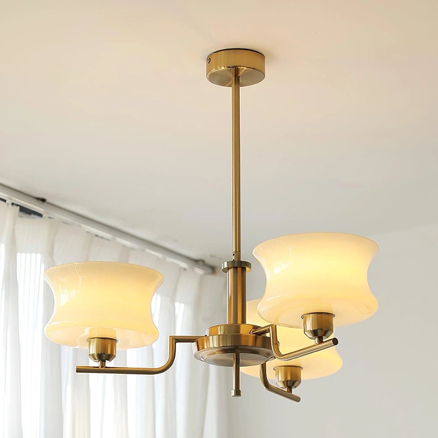 ChaliceGrace Crystal Glass Chandelier