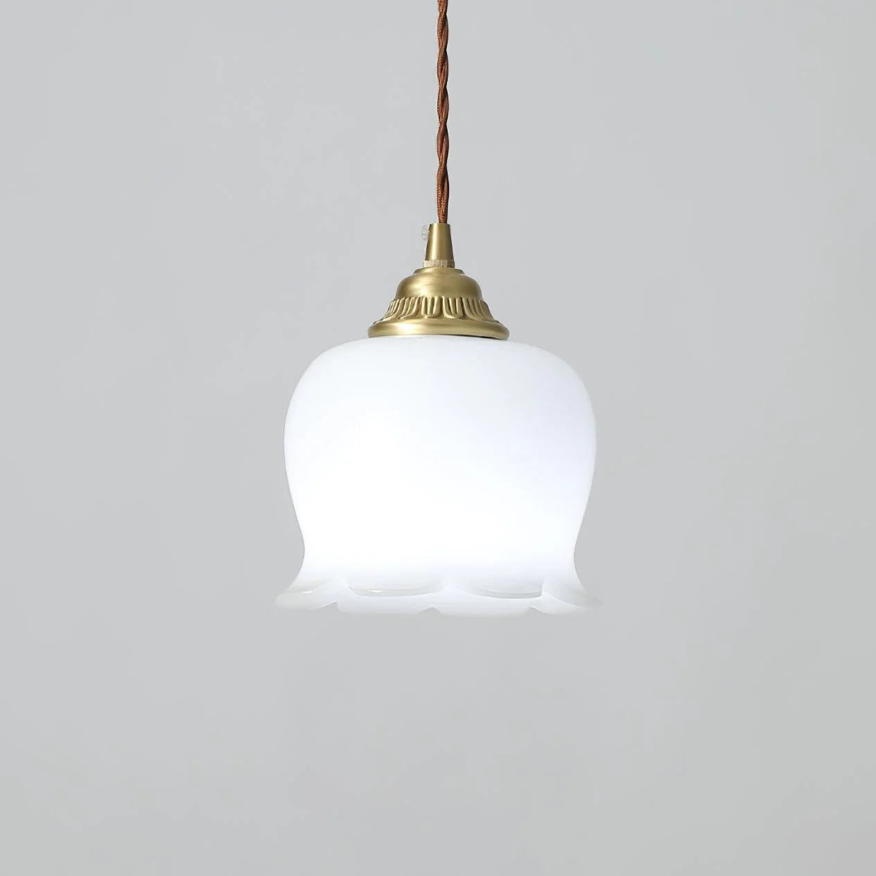 AuroraBloom Glass Pendant Light
