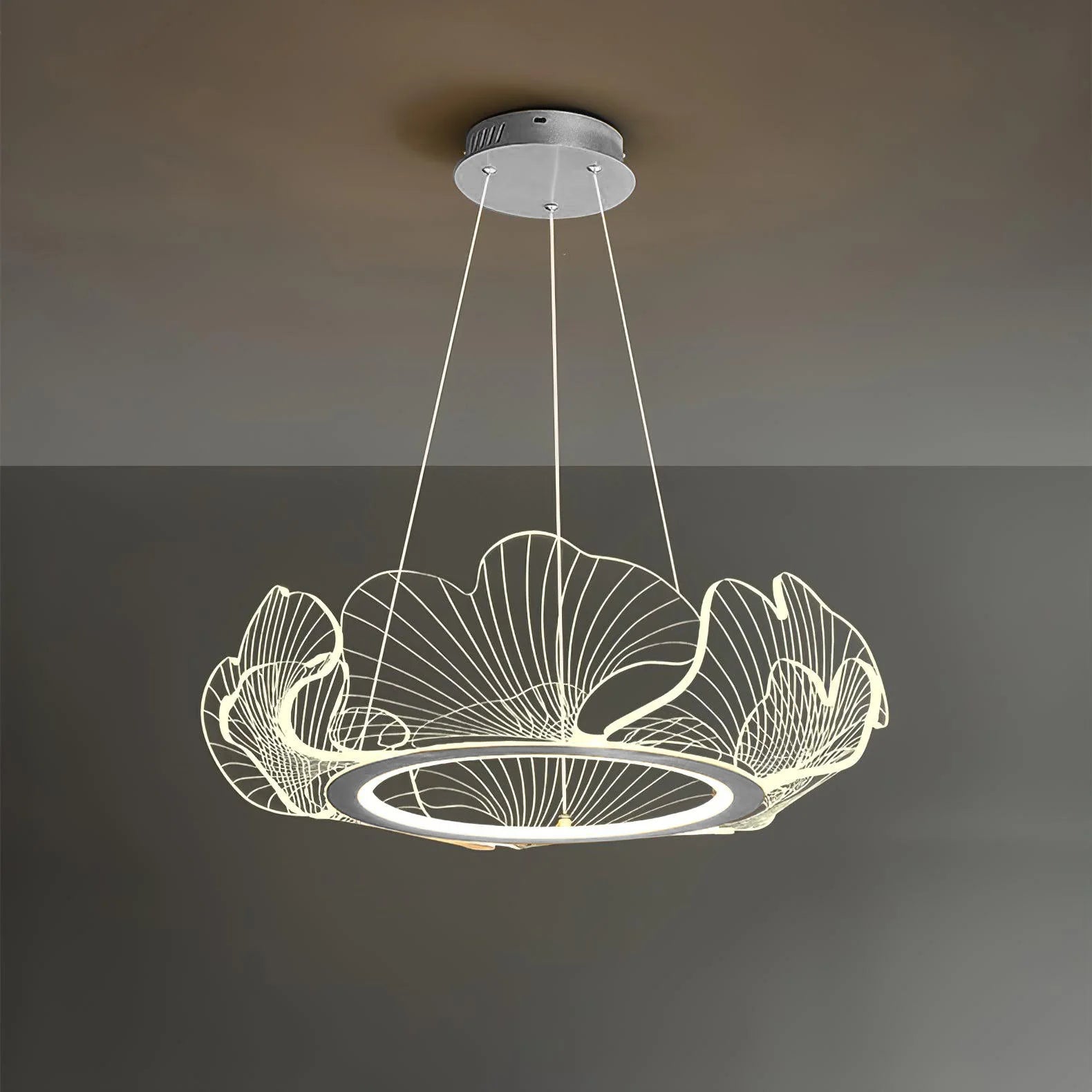 OceanicTide Azure Acrylic Chandelier