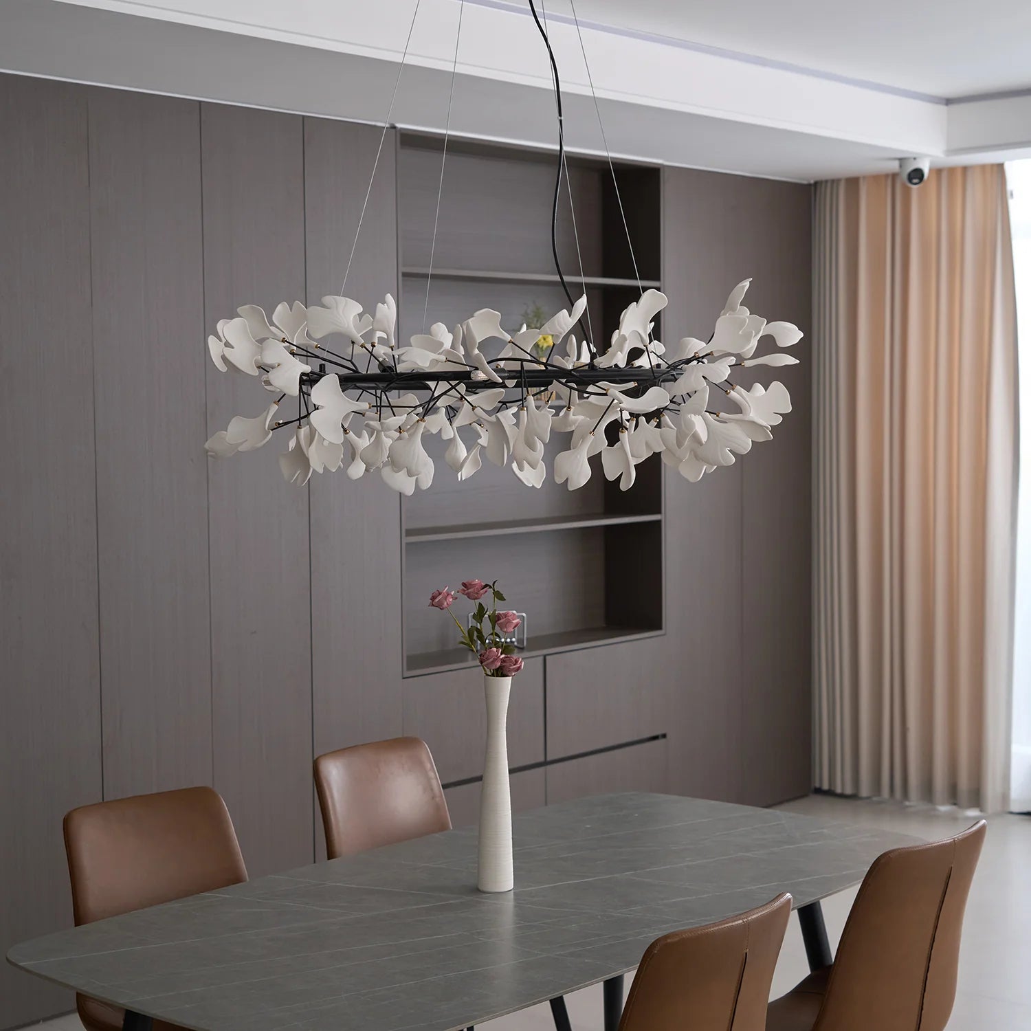 GingkoArtifact Ceramic Chandelier