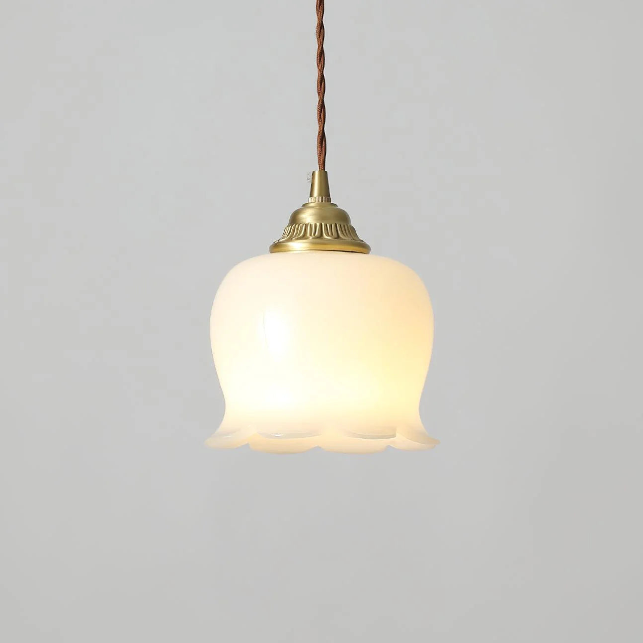 AuroraBloom Glass Pendant Light