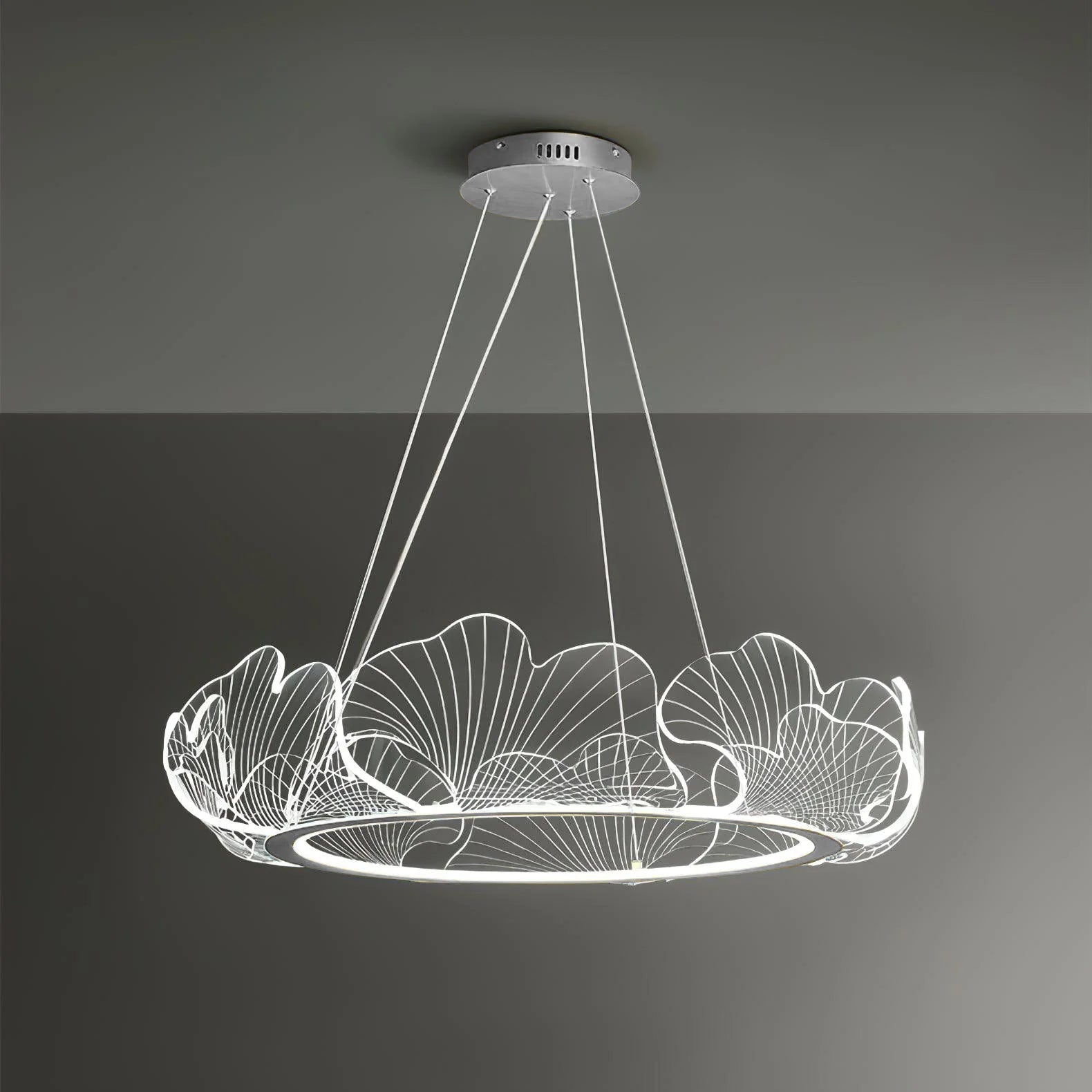 OceanicTide Azure Acrylic Chandelier