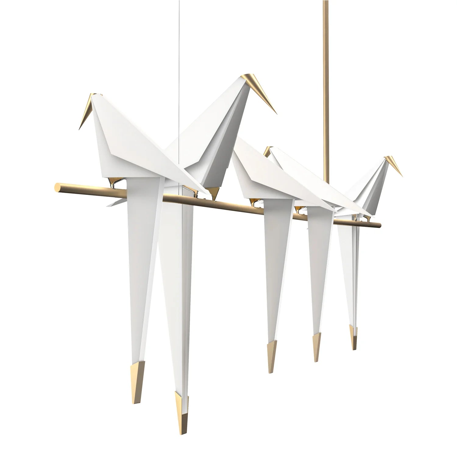 OrigamiFlight LED Bird Chandelier