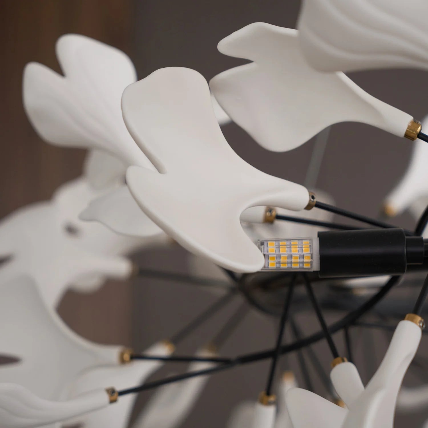 GingkoArtifact Ceramic Chandelier