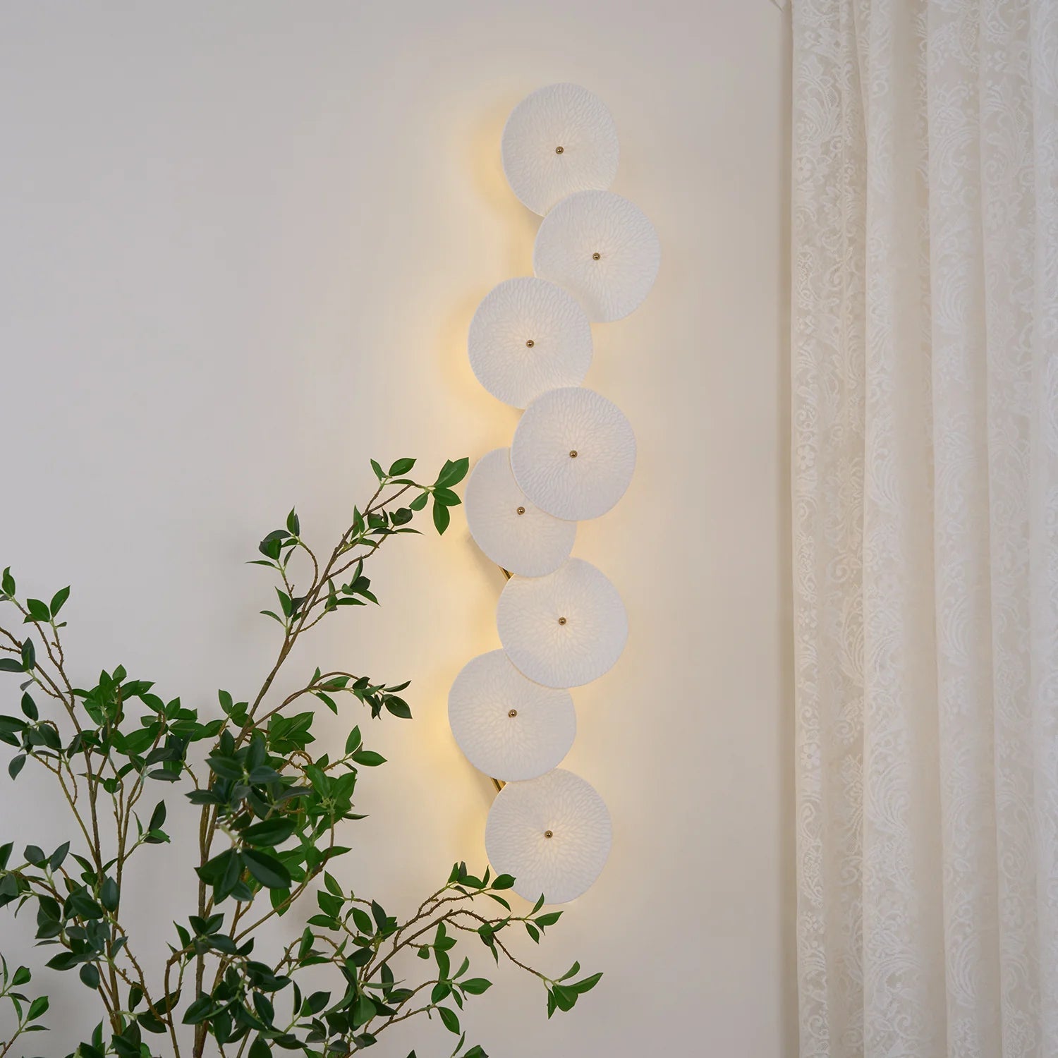 NirvanaLotus Botanical Wall Sconce
