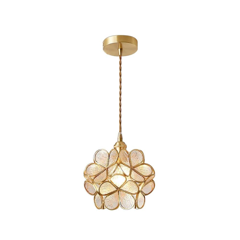 FloraMist Petal Glass Pendant