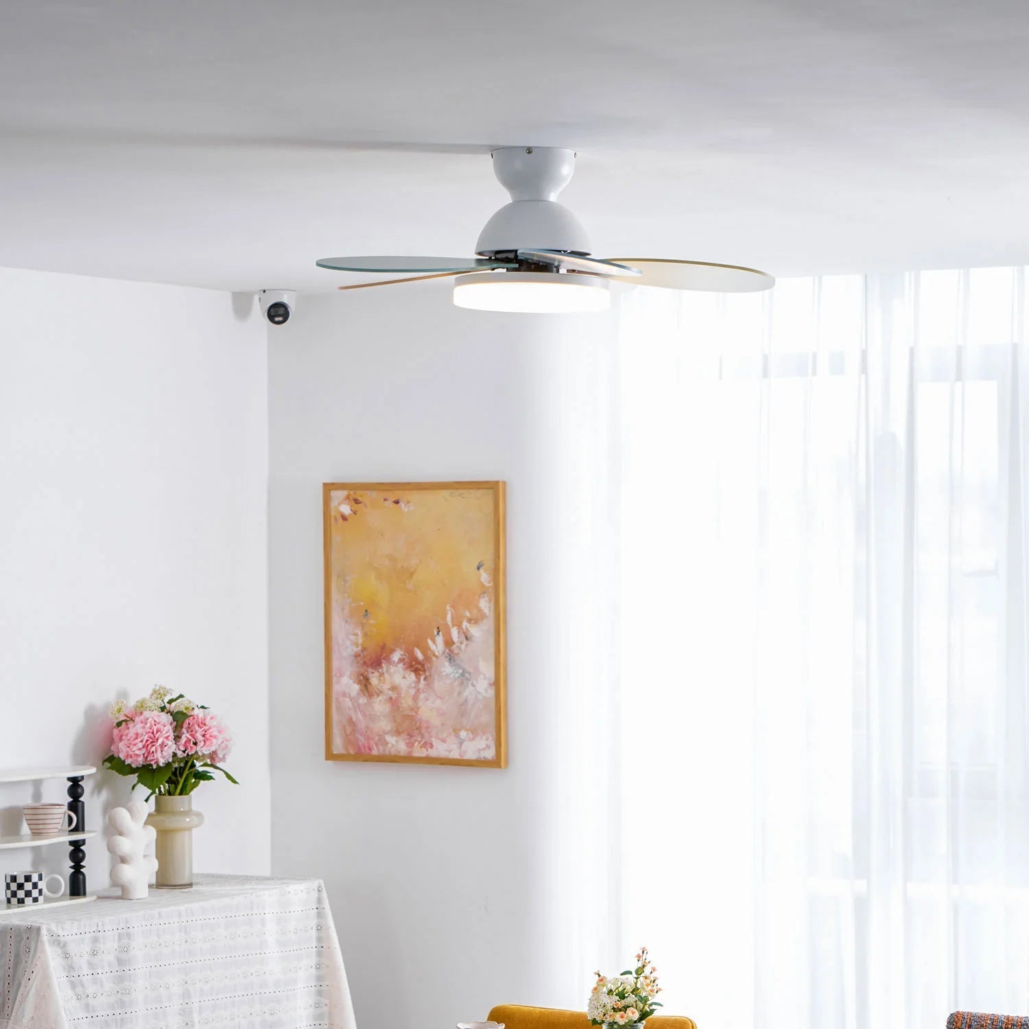 PetalBreeze Chromatic Fan Light