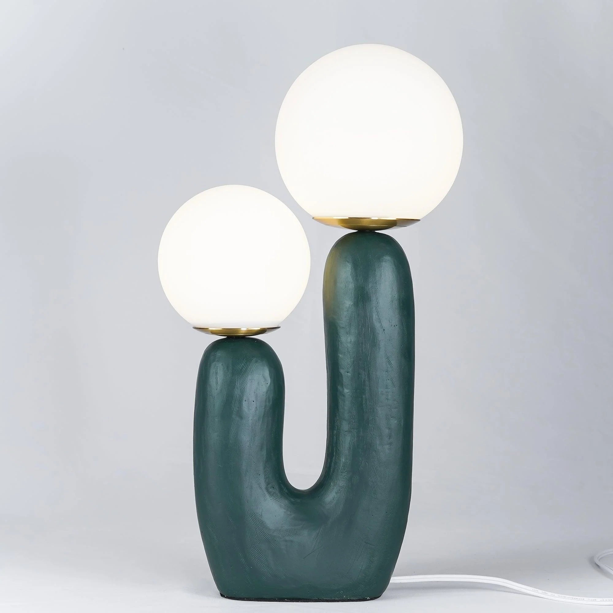 OasisSphere Glass Cactus Table Lamp