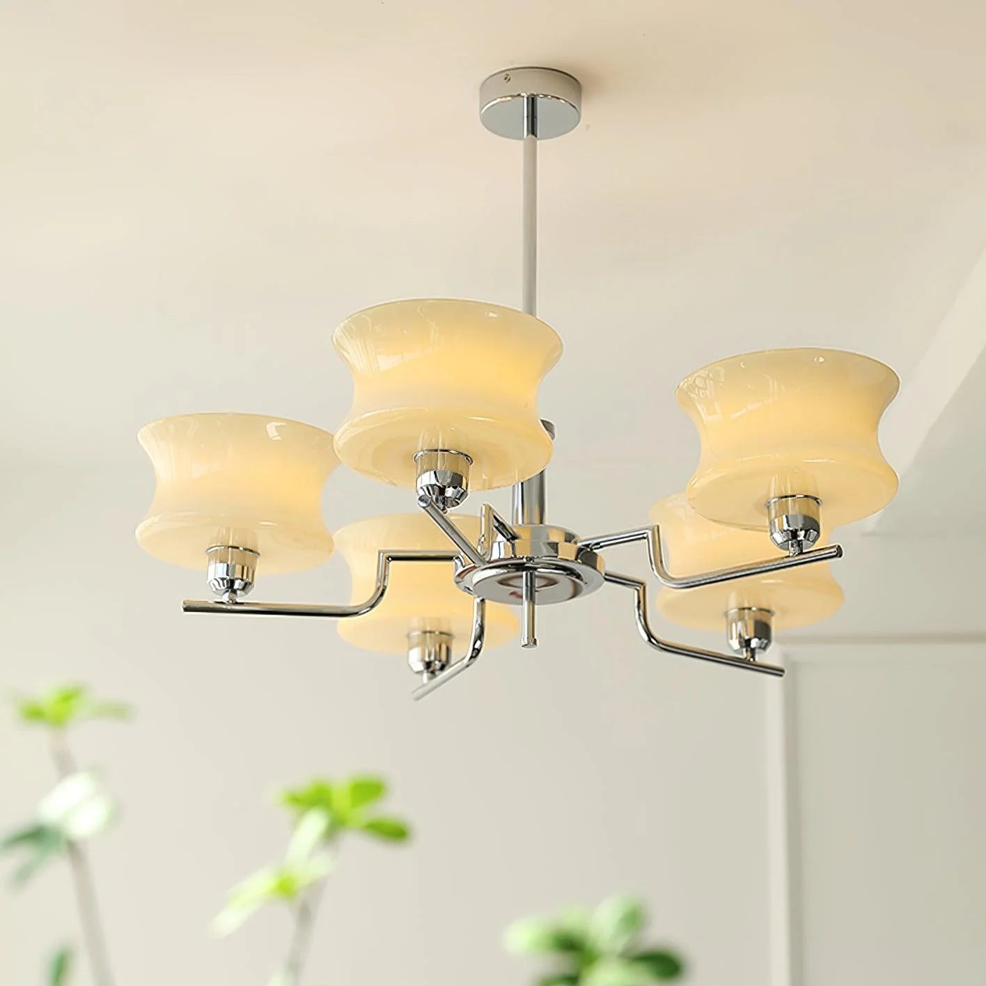 ChaliceGrace Crystal Glass Chandelier